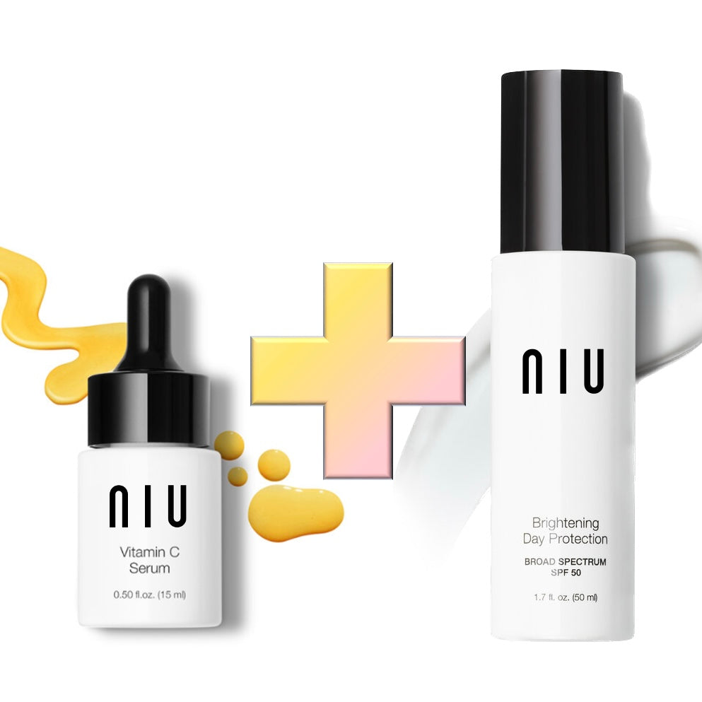 Vitamin C Stimulates Collagen Serum + Complete Care spf50 Moisturizer — n1u